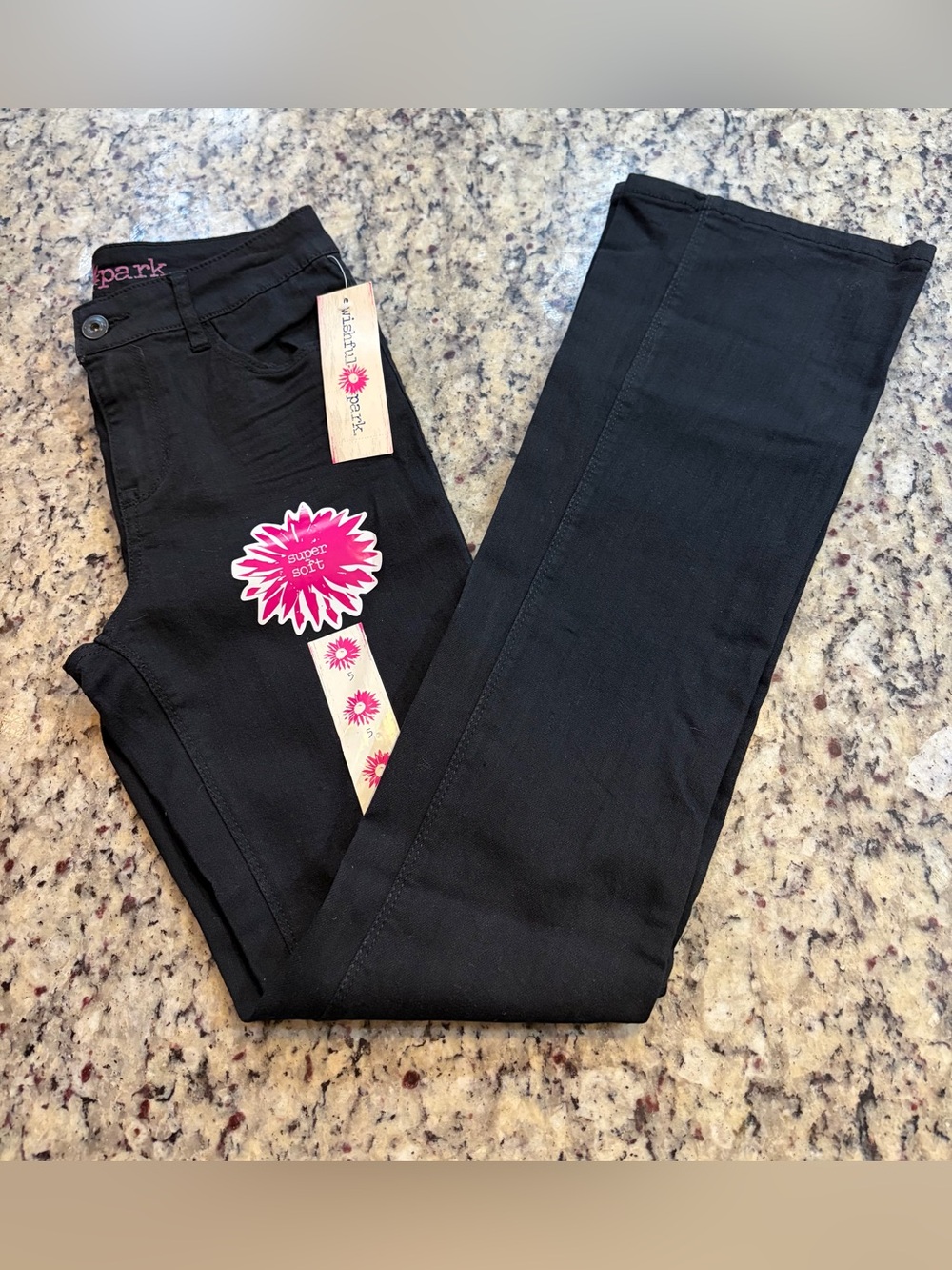 Wishful Park Black Boot Cut Women’s Jeans